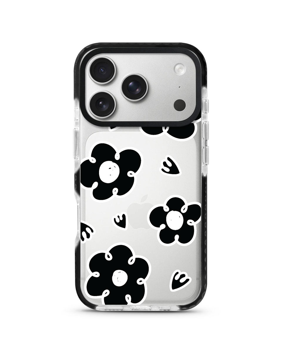 X-TECH BUMPER CASE - FLOWER DOODLE