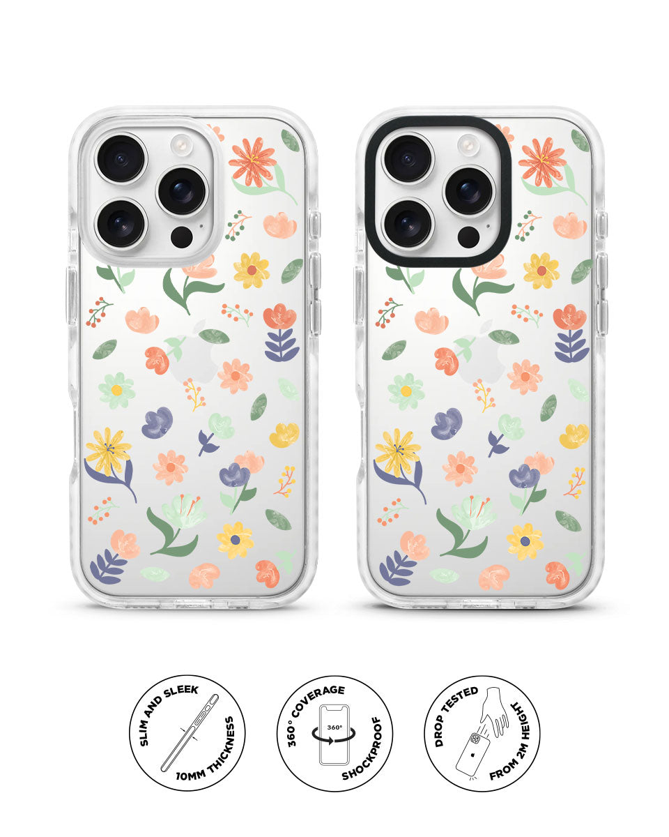 X-TECH BUMPER CASE - GARDEN FLOWERS