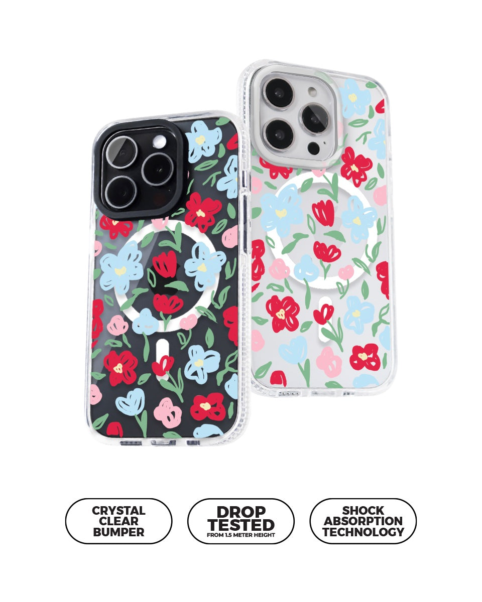 MAGSAFE CLOUD CASE - GARDEN SCRIBBLES