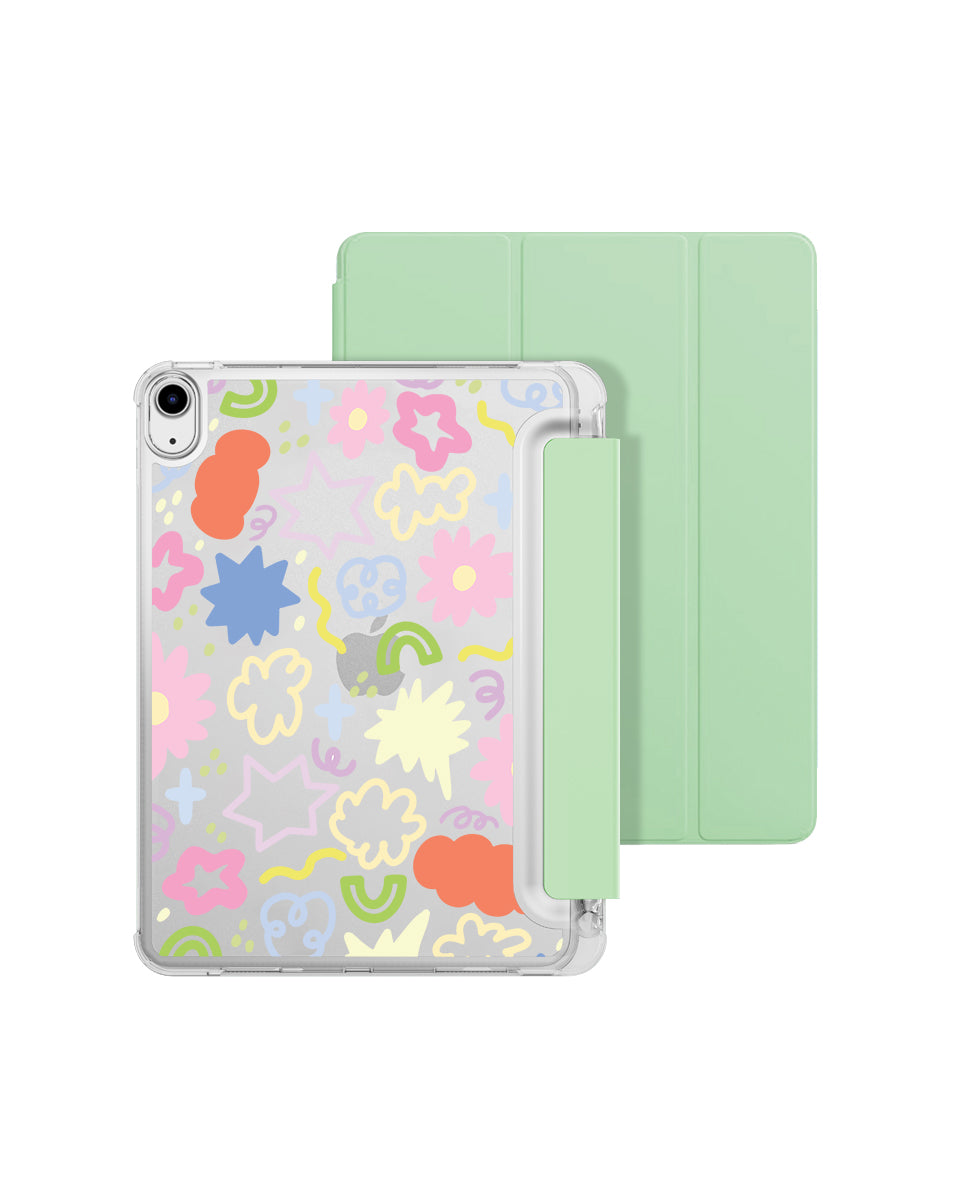 IPAD CASE - SCRIBBLE FLOWER