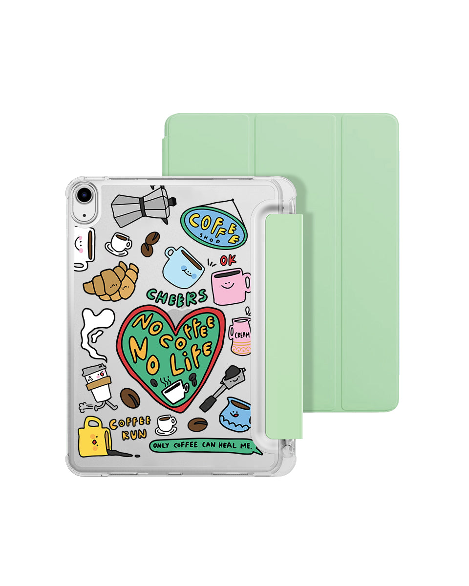IPAD CASE - NO COFFEE NO LIFE