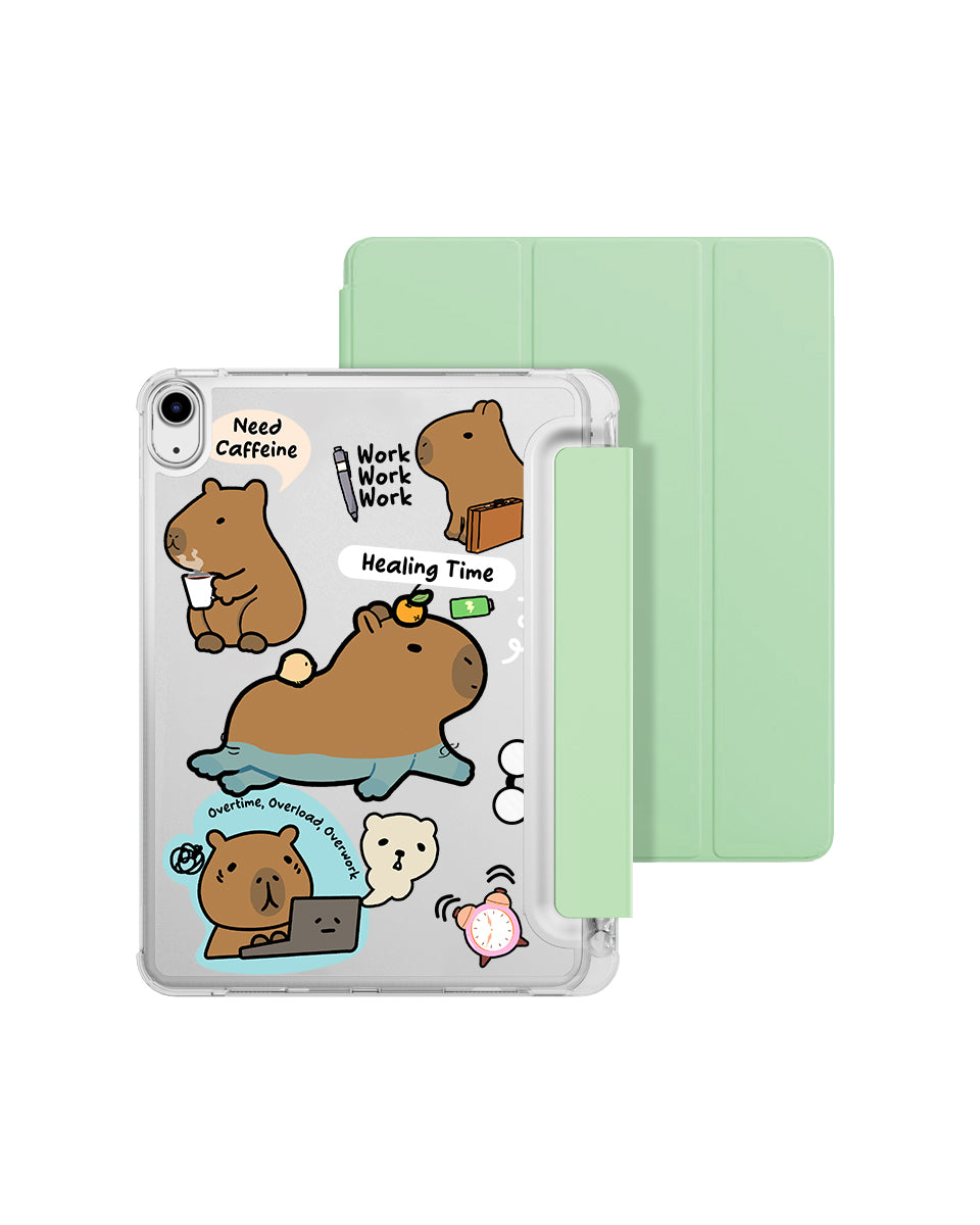 IPAD CASE - BUSY CAPYBARA