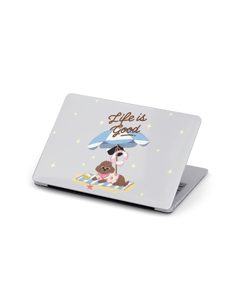 MACBOOK CASE - LIFE IS GOOD