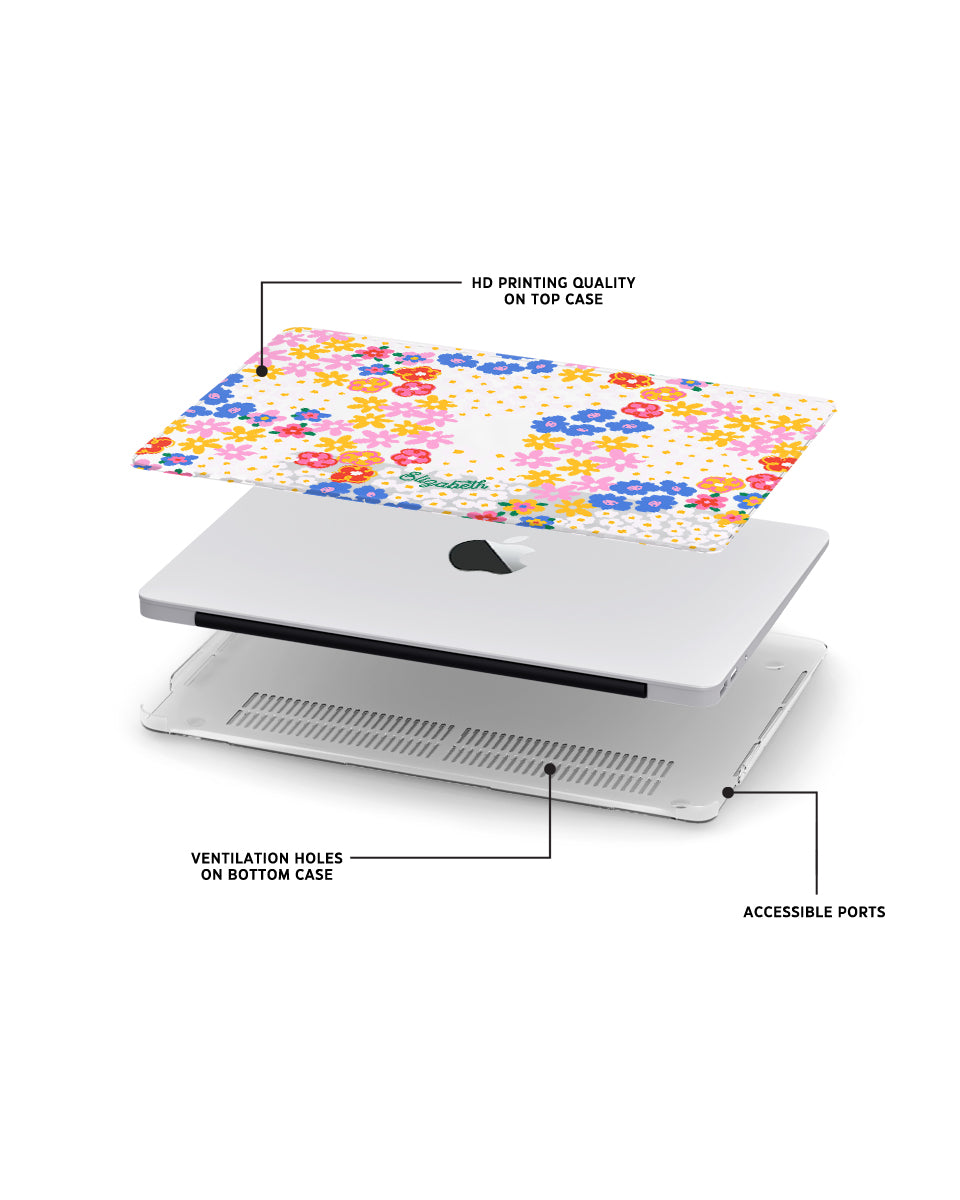 MACBOOK CASE - FLOWER PARTY