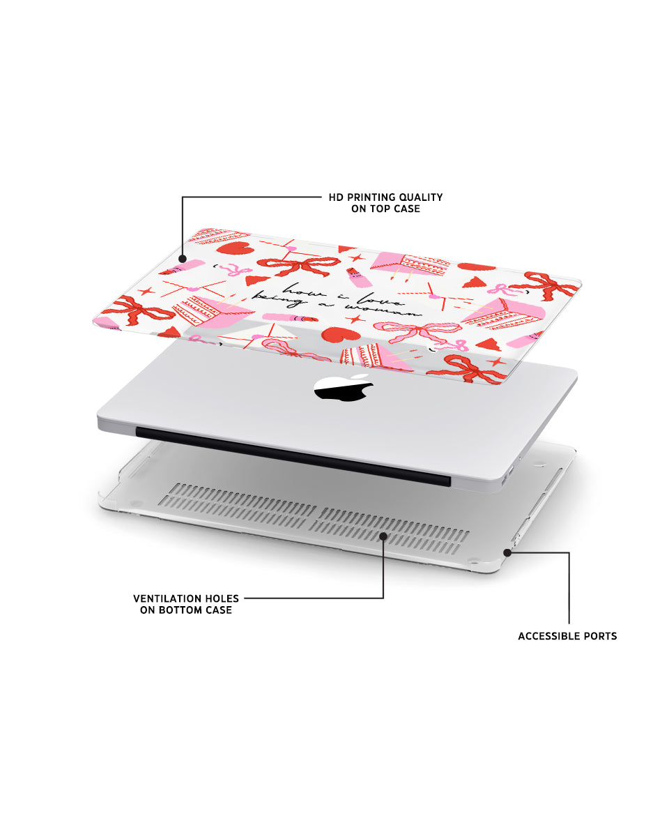 MACBOOK CASE - BEING A WOMAN