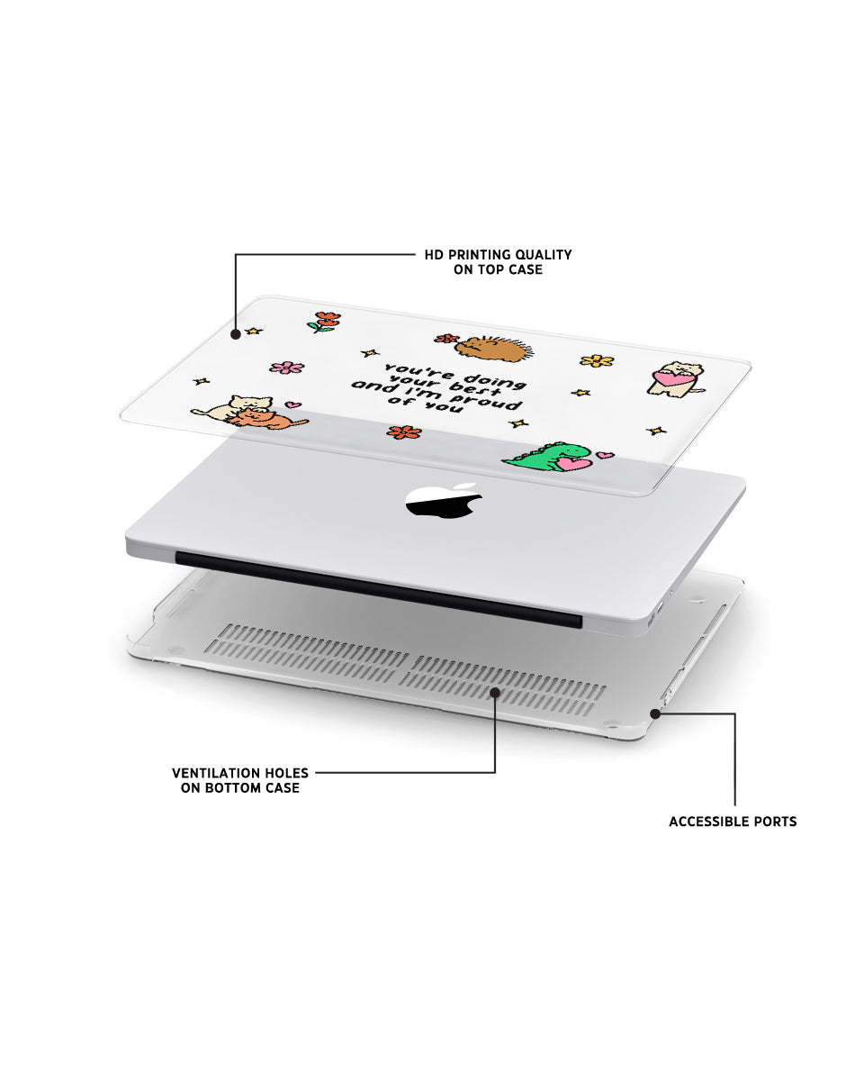 MACBOOK CASE - POSITIVE SCRIBBLE