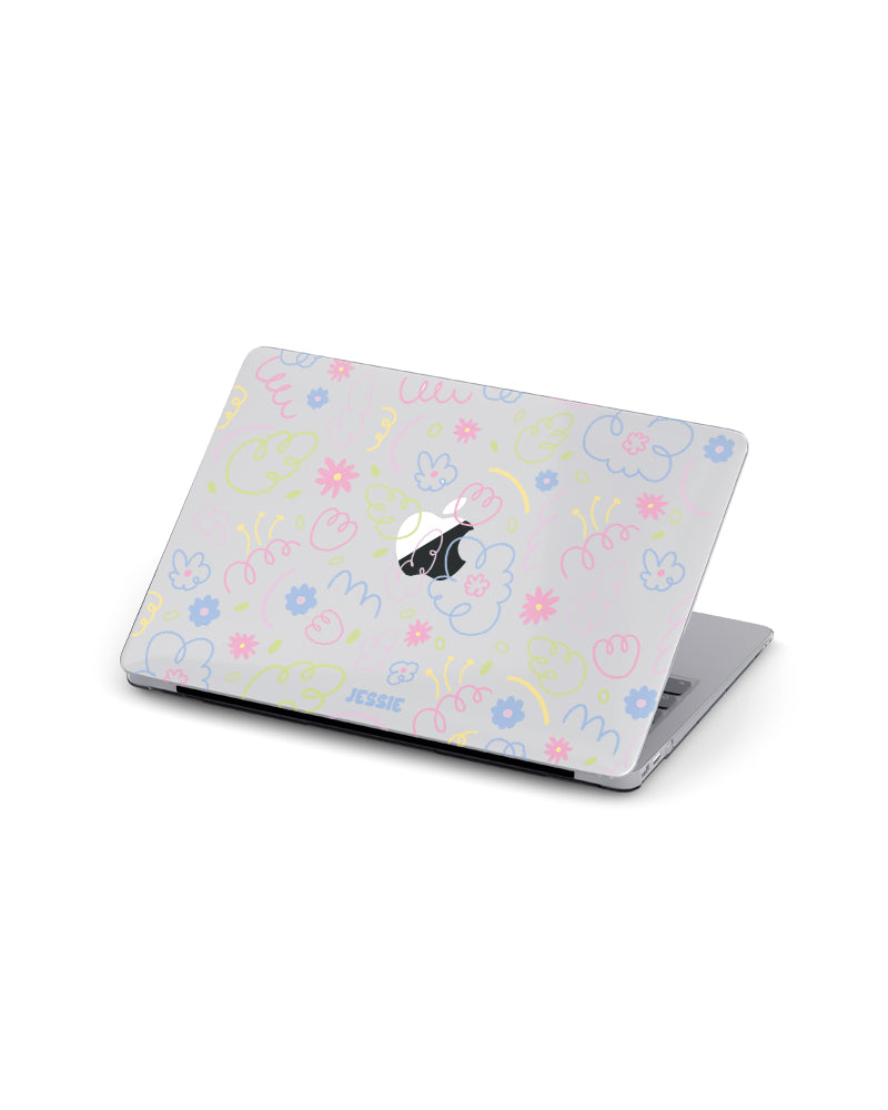 MACBOOK CASE - PASTEL FLORAL
