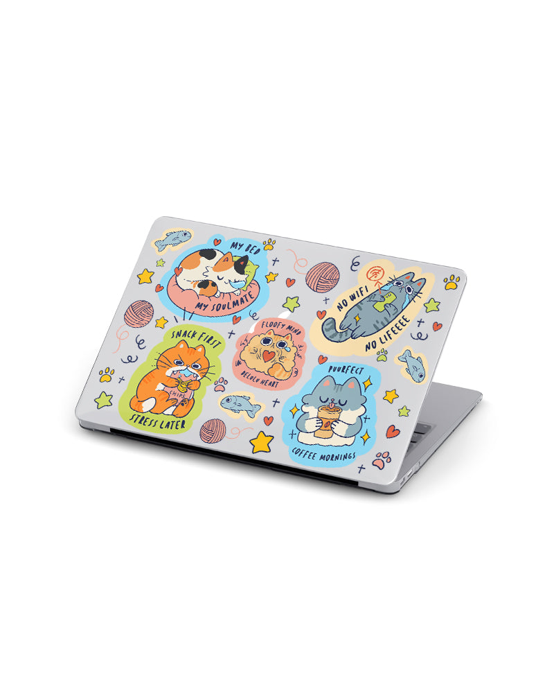MACBOOK CASE - MEOW-ZY MOOD