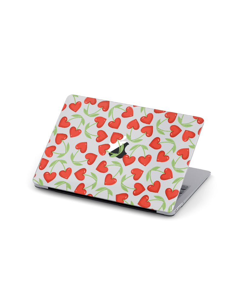 MACBOOK CASE - CHERRY HEARTS