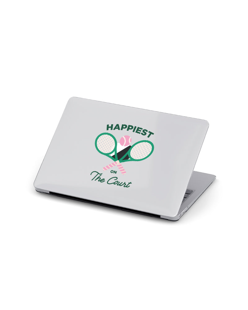 MACBOOK CASE - HAPPIEST ON THE COURT