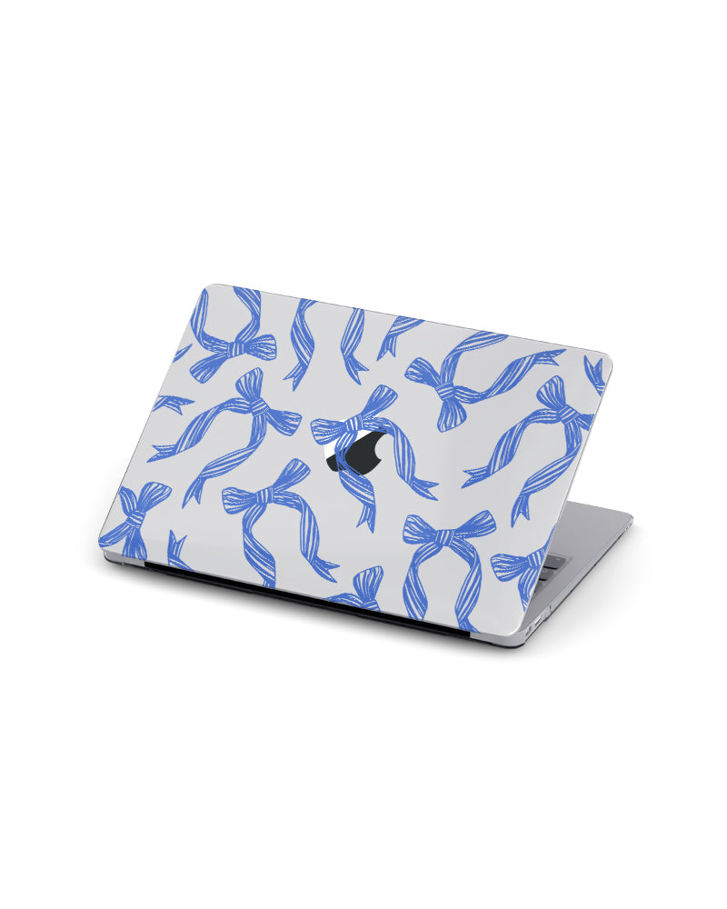 MACBOOK CASE - BLUE BOW