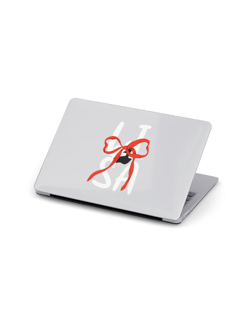 MACBOOK CASE - LADY IN PINK