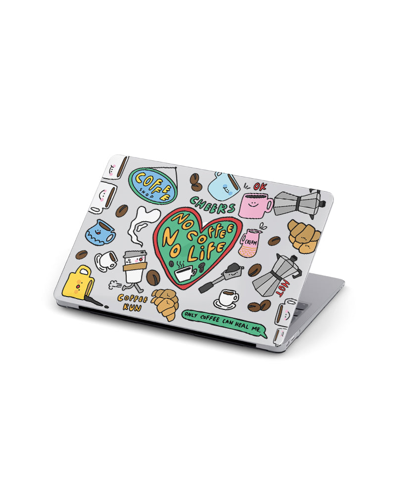 MACBOOK CASE - NO COFFEE NO LIFE