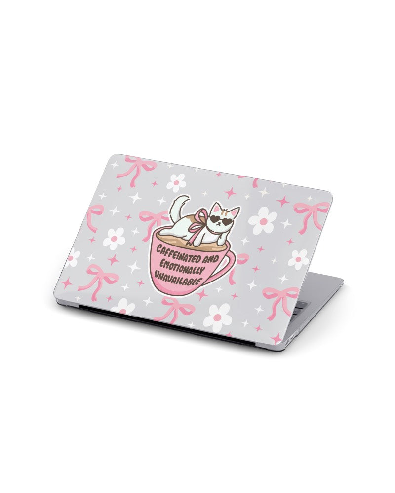MACBOOK CASE - CAFFEINATED CAT
