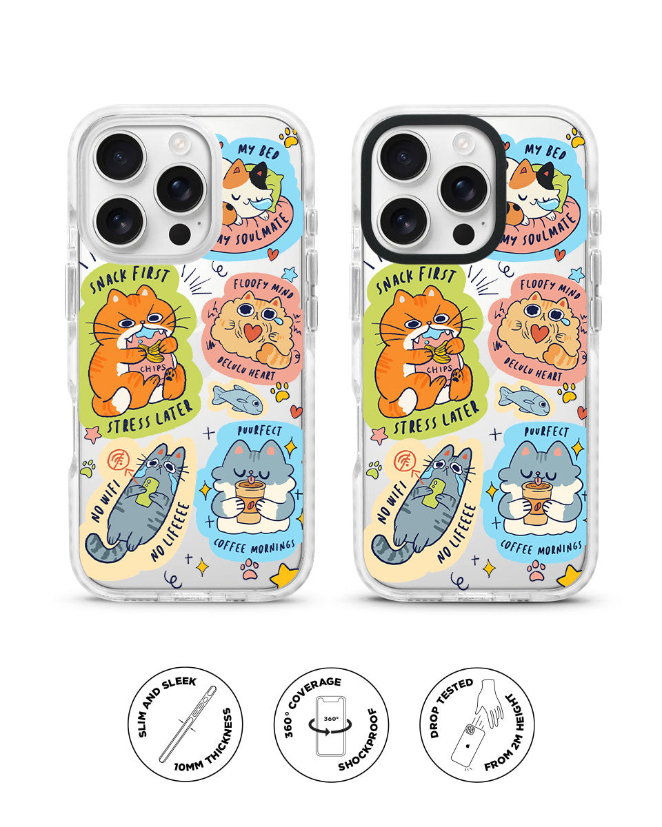 X-TECH BUMPER CASE - MEOW-ZY MOOD