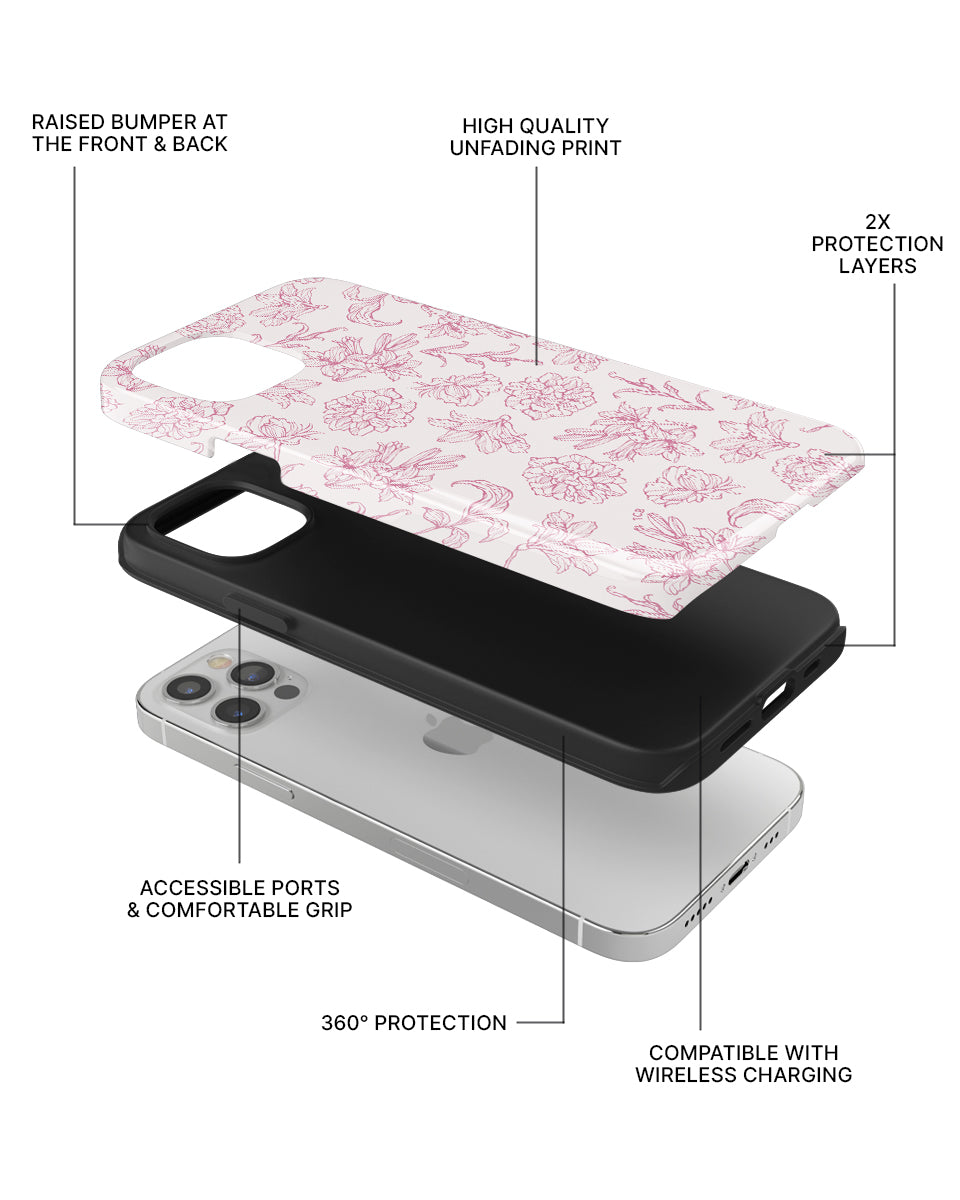 DOUBLE ARMOR CASE - PINK BLOSSOM