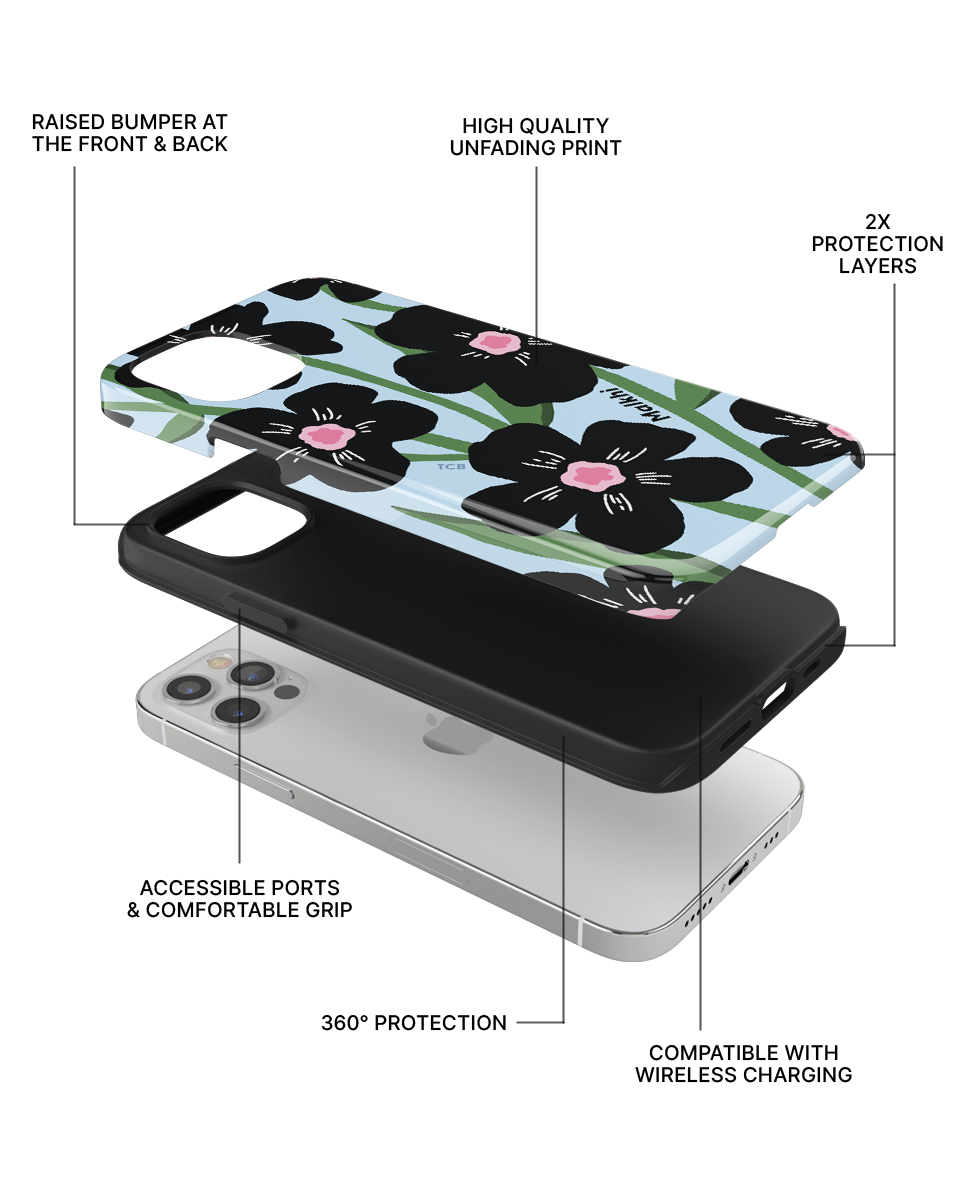 DOUBLE ARMOR CASE - BLACK OPAL