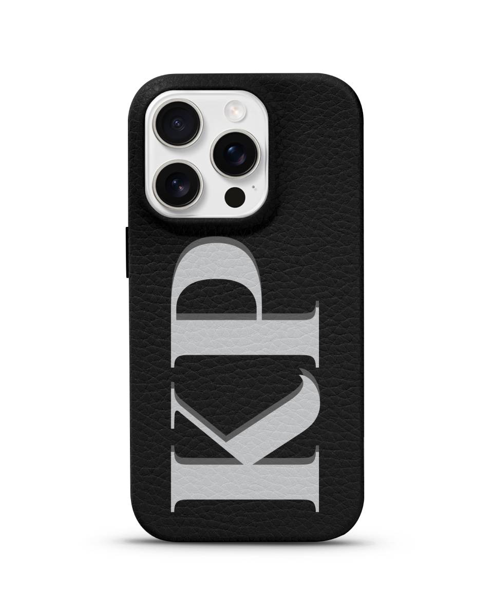 LEATHER MAGSAFE CASE - MONOGRAM MUSE