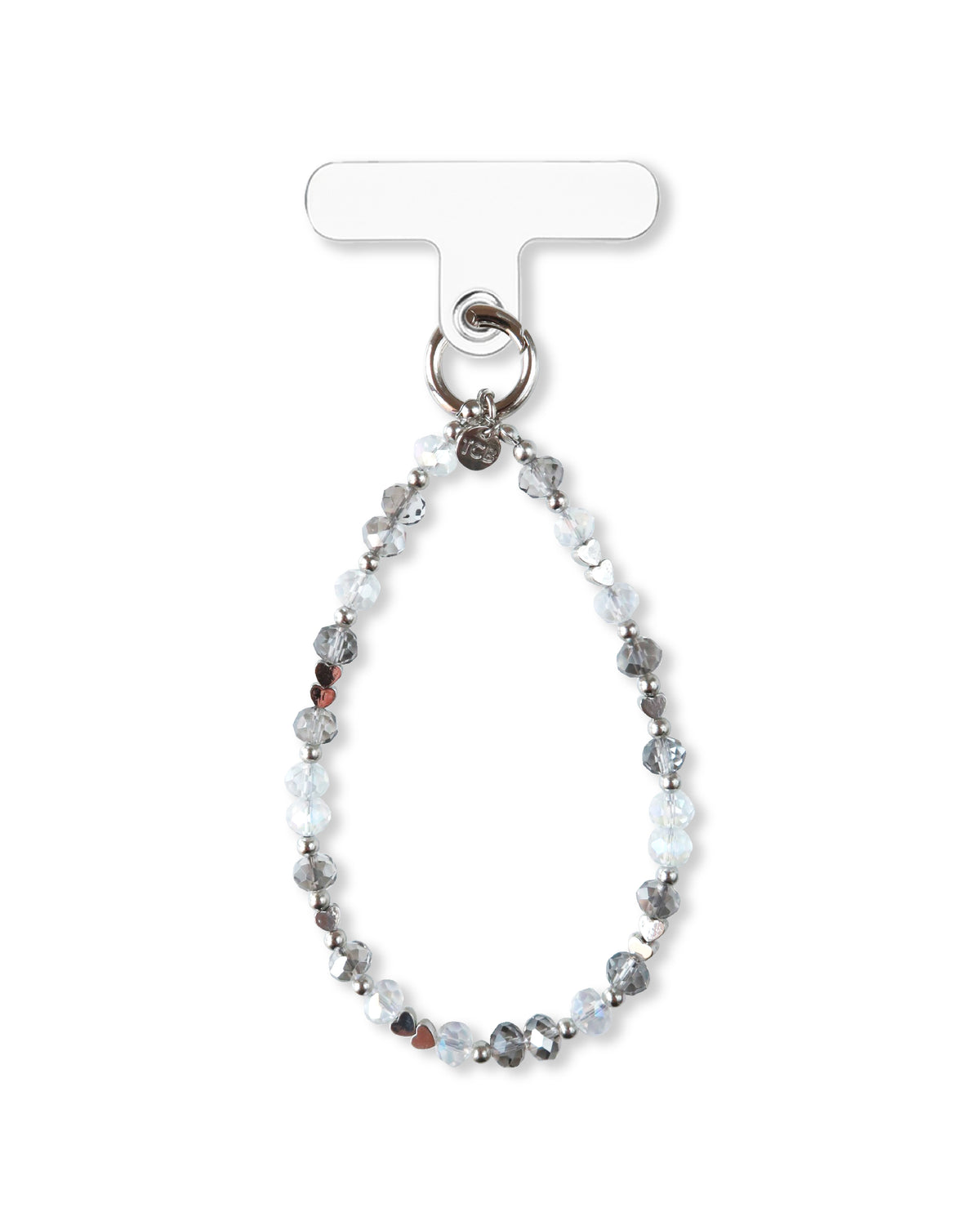 BEADED PHONE STRAP - MOONSTONE