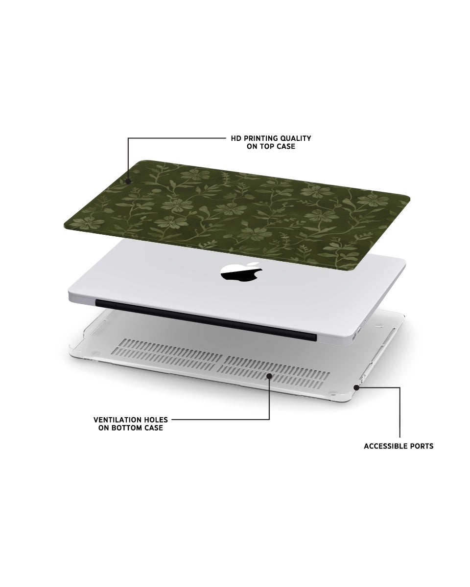 MACBOOK CASE - MOSS GARDEN