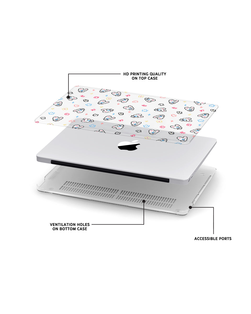 MACBOOK CASE - MOUSE GARDEN