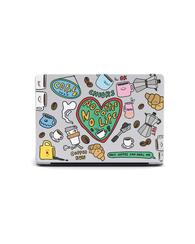 MACBOOK CASE - NO COFFEE NO LIFE