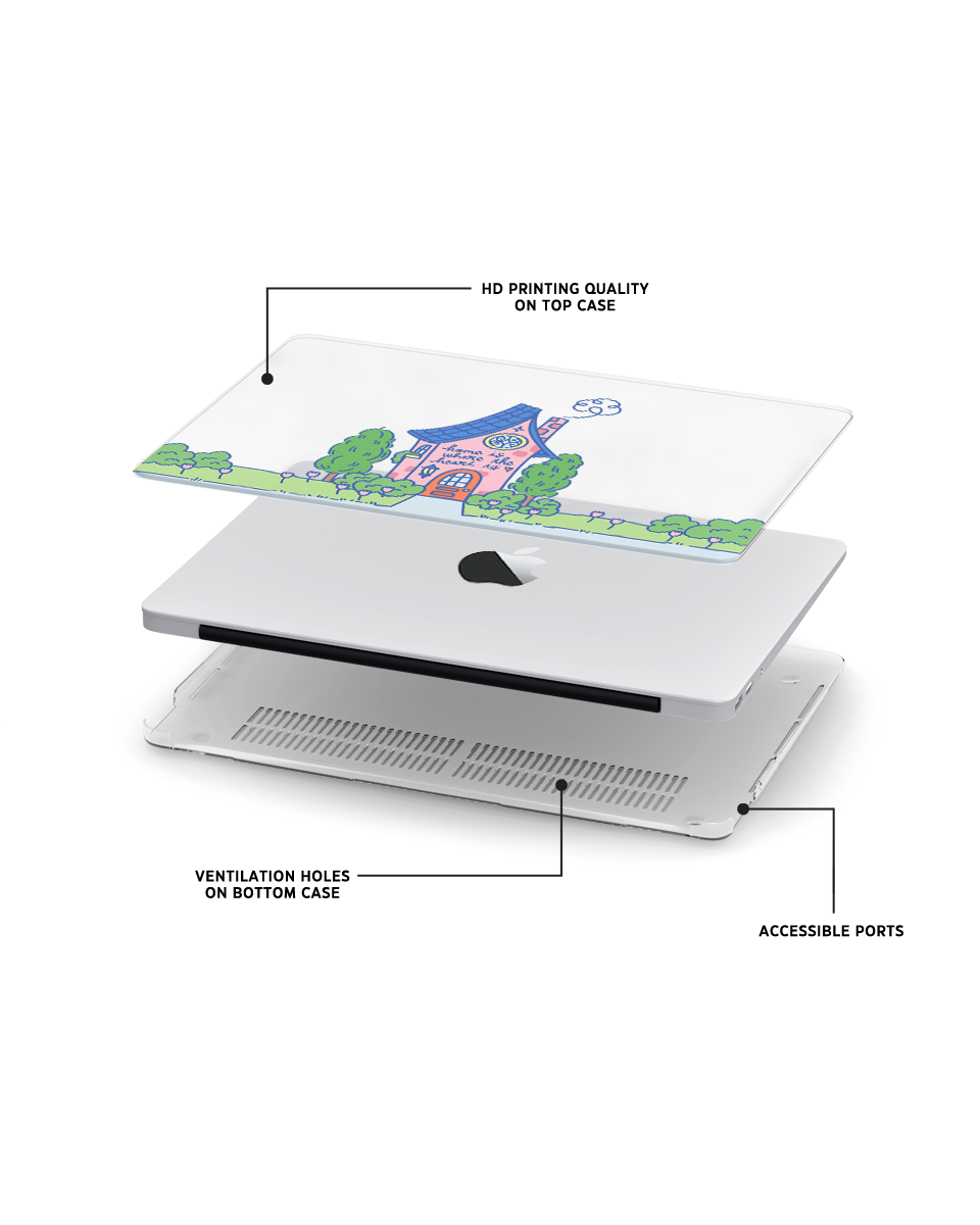 MACBOOK CASE - HOME IS WHERE THE HEART IS