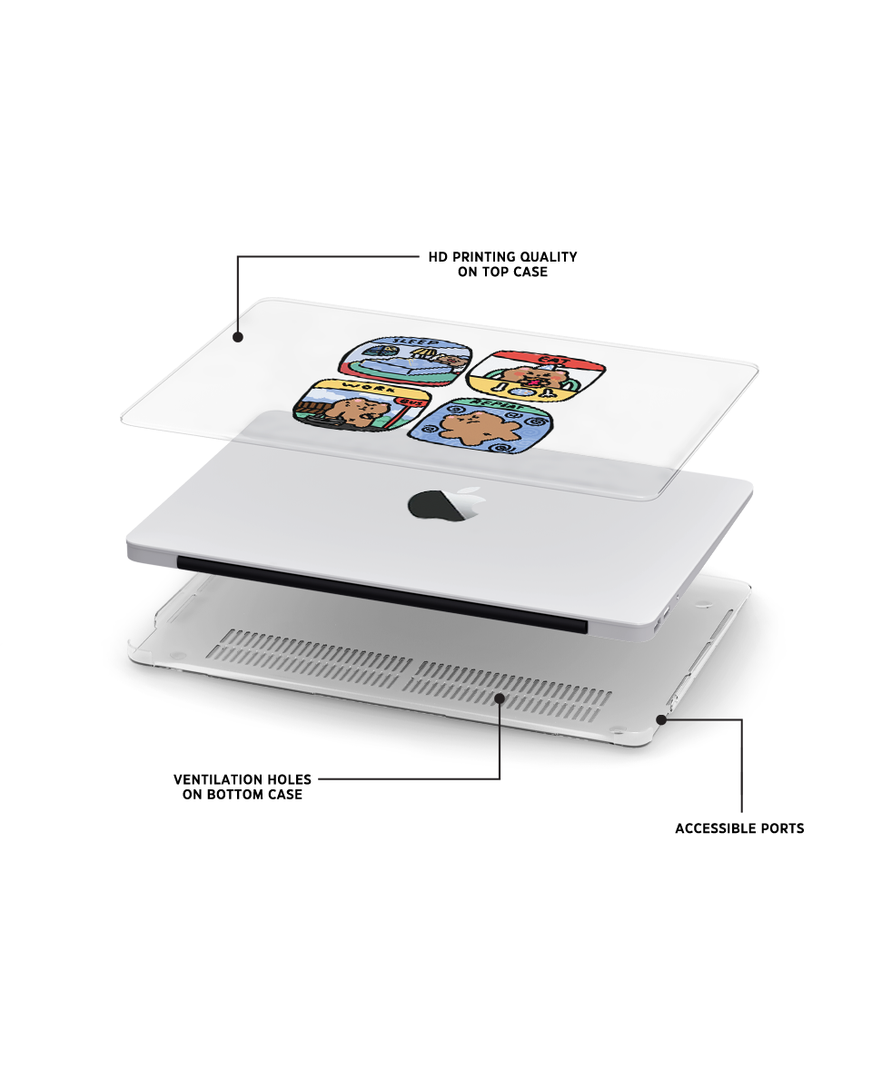 MACBOOK CASE - BEAR COMICS