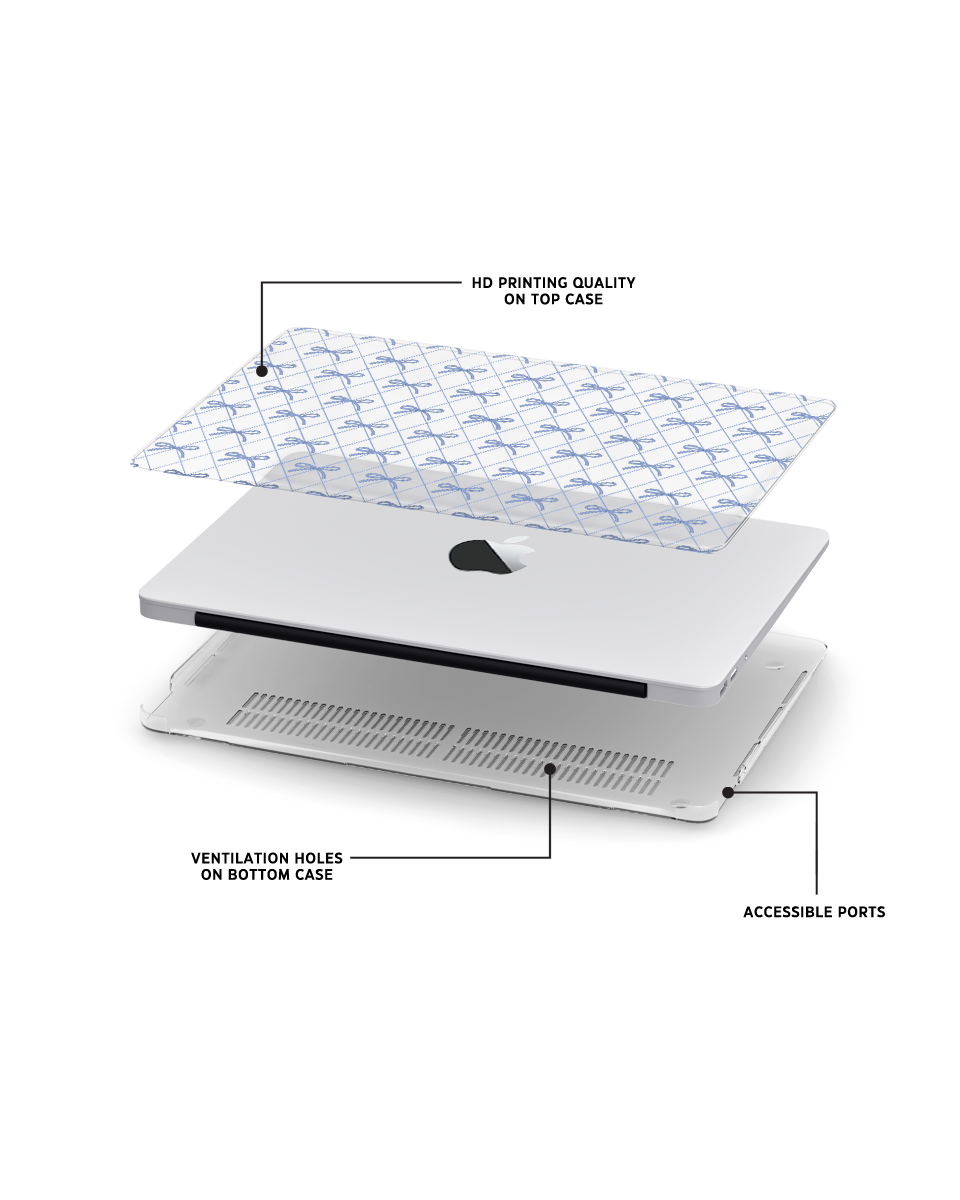 MACBOOK CASE - BLUE COQUETTE