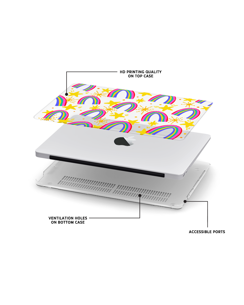 MACBOOK CASE - NEON RAINBOW