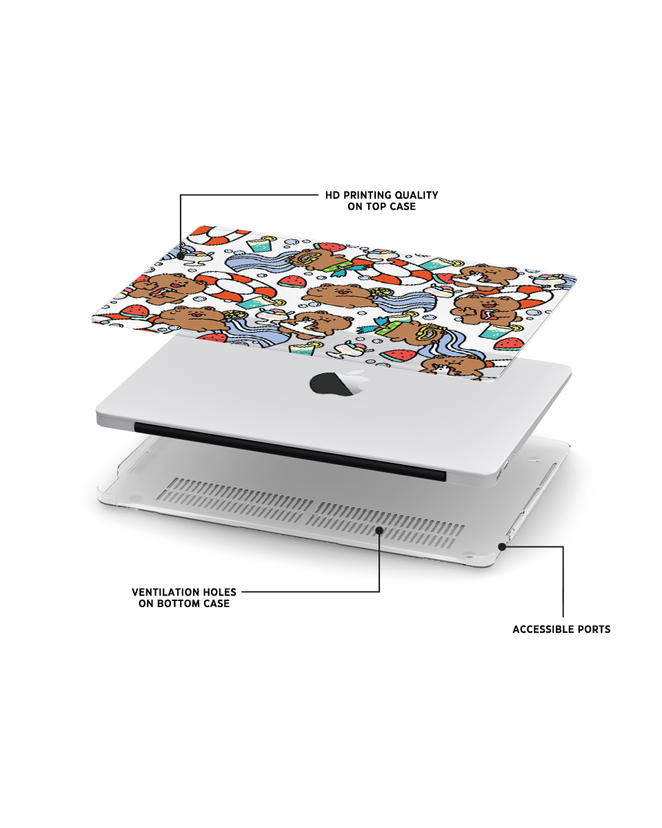 MACBOOK CASE - BEAR DAY OUT