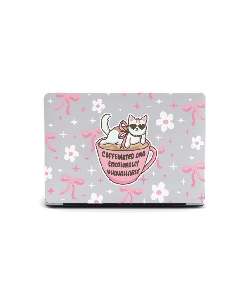 MACBOOK CASE - CAFFEINATED CAT