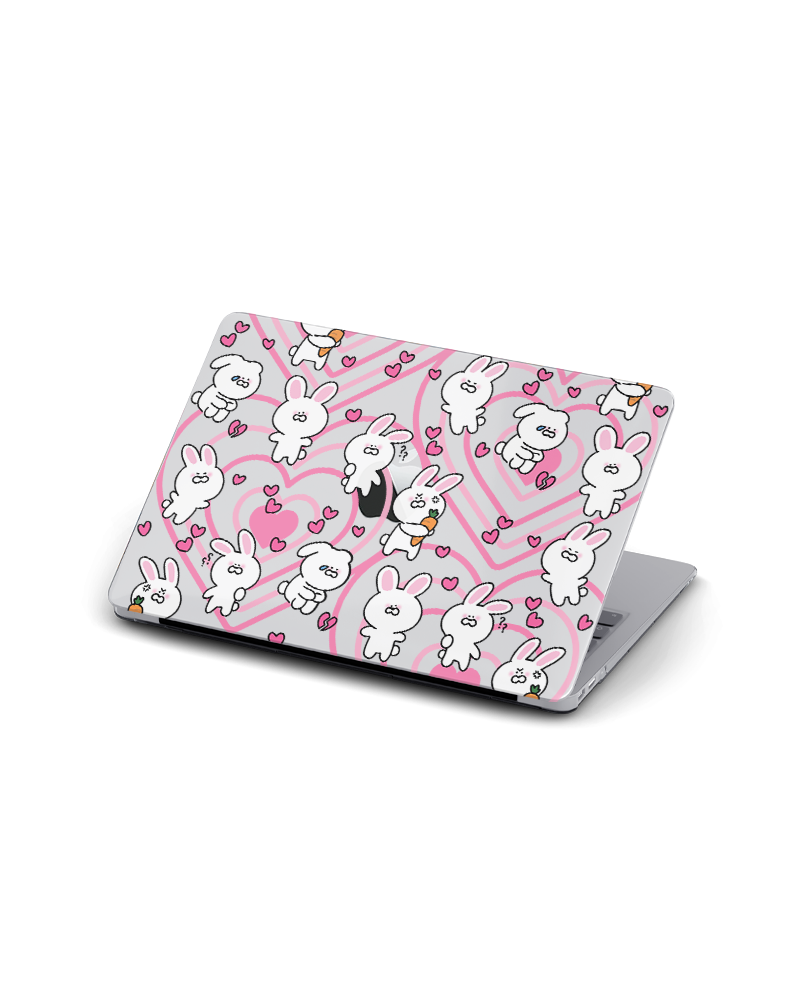 MACBOOK CASE - 5 STAGES OF BUNNY