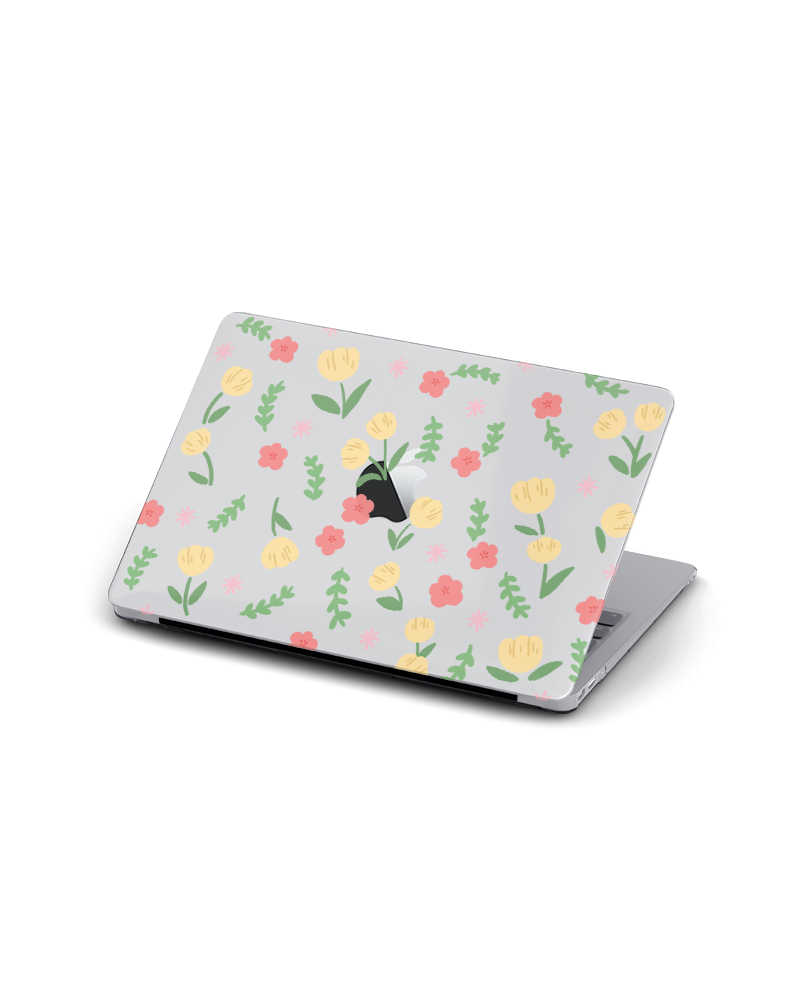 MACBOOK CASE - YELLOW TULIPS