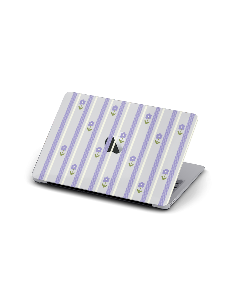 MACBOOK CASE - PURPLE FLORAL