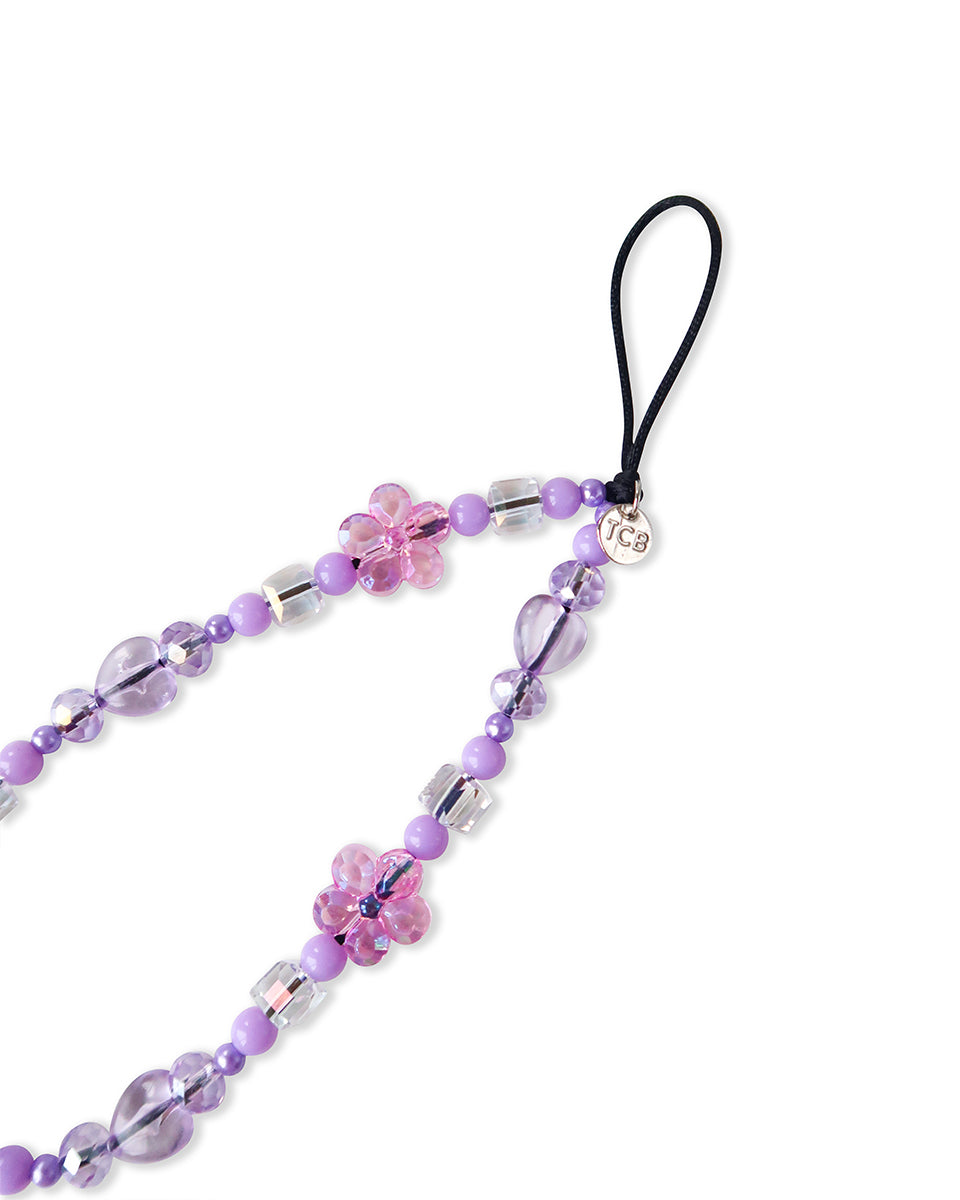 BEADED CHARMS - ORCHID