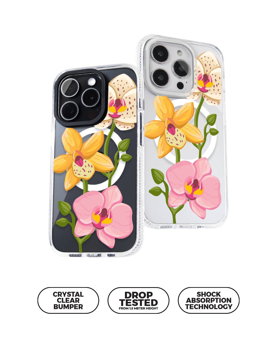 MAGSAFE CLOUD CASE - ORCHID BLOOM