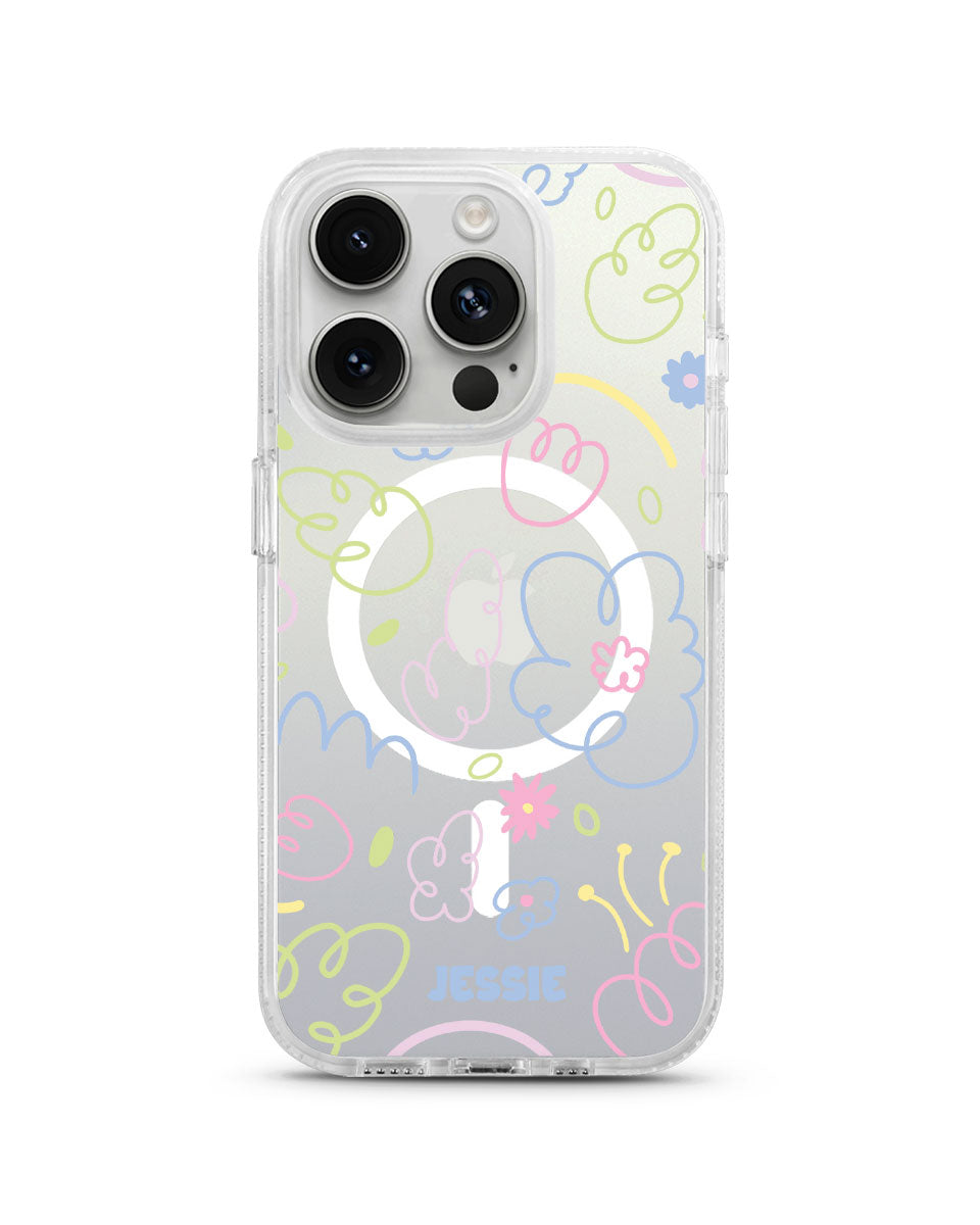MAGSAFE CLOUD CASE - PASTEL FLORAL
