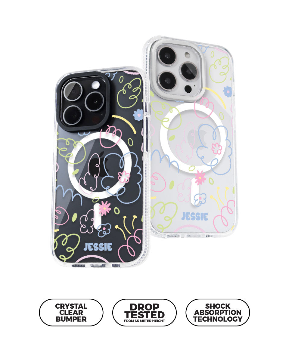 MAGSAFE CLOUD CASE - PASTEL FLORAL