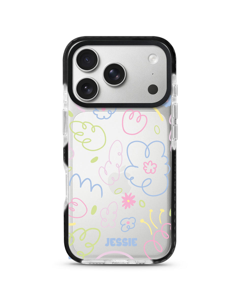 X-TECH BUMPER CASE - PASTEL FLORAL