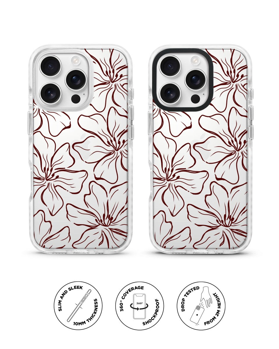 X-TECH BUMPER CASE - PETAL POISE