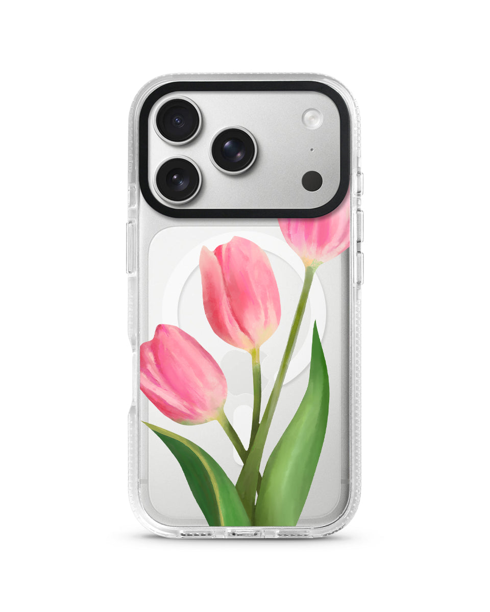 MAGSAFE CLOUD CASE - PINK TULIP