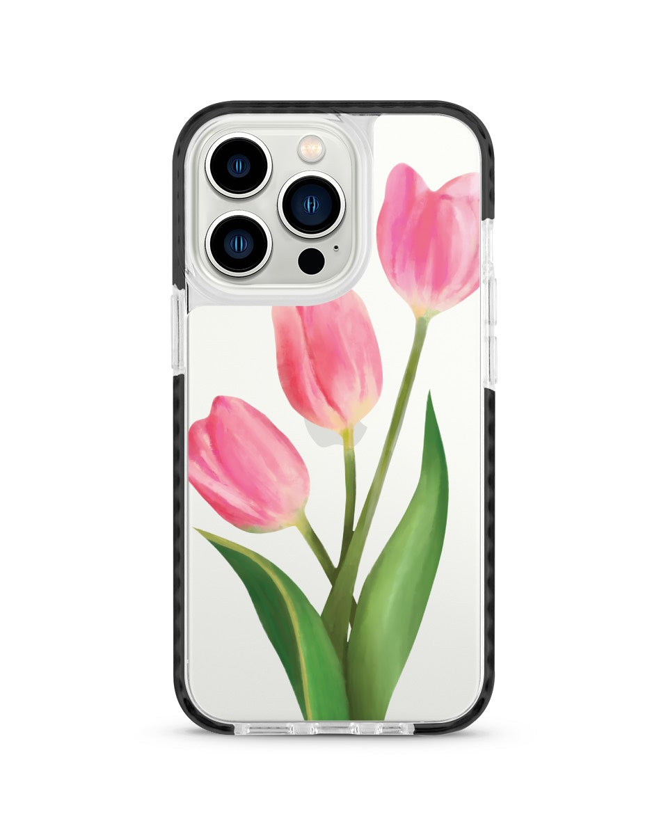 X-TECH BUMPER CASE - PINK TULIP