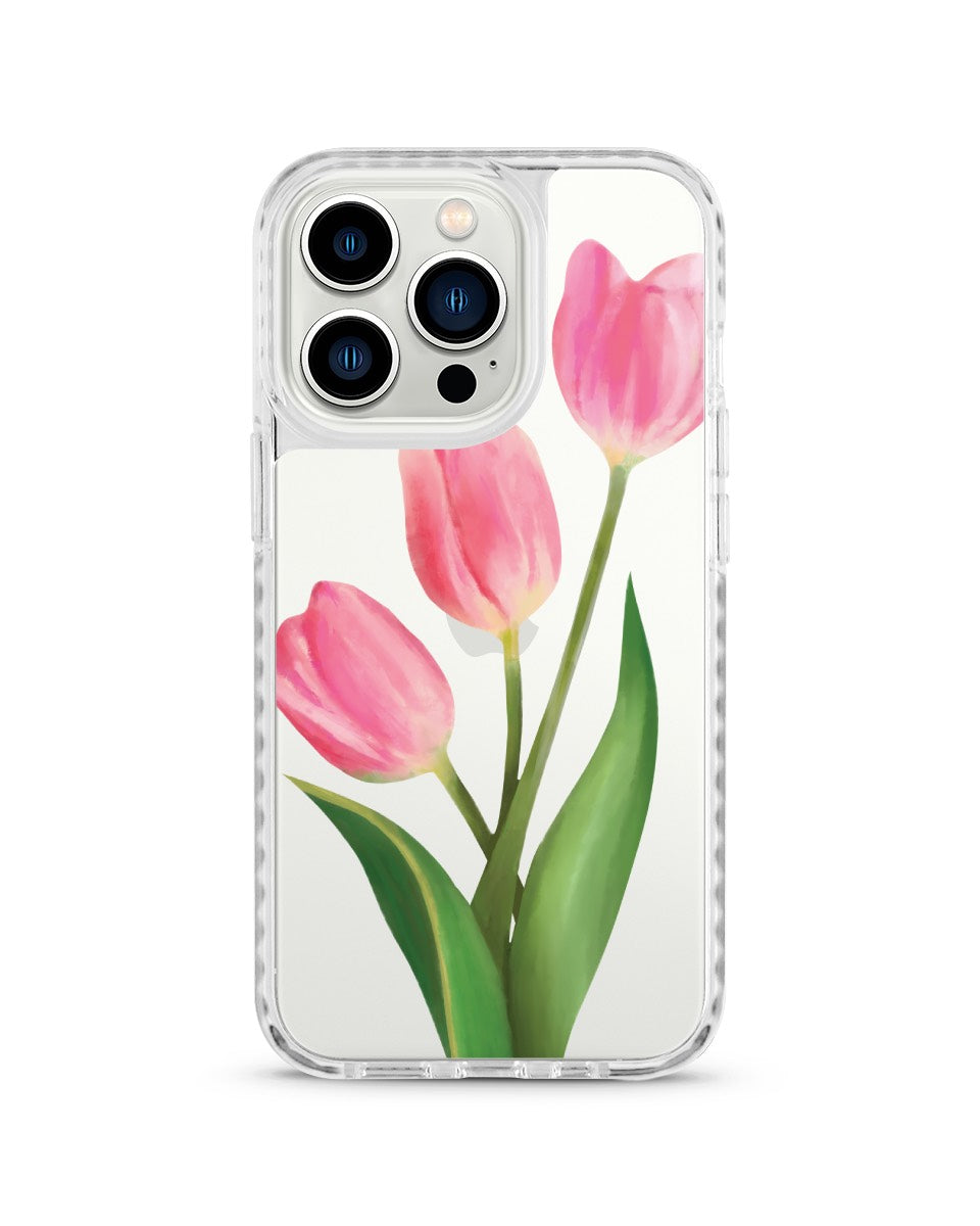 X-TECH BUMPER CASE - PINK TULIP
