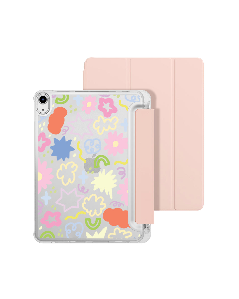 IPAD CASE - SCRIBBLE FLOWER