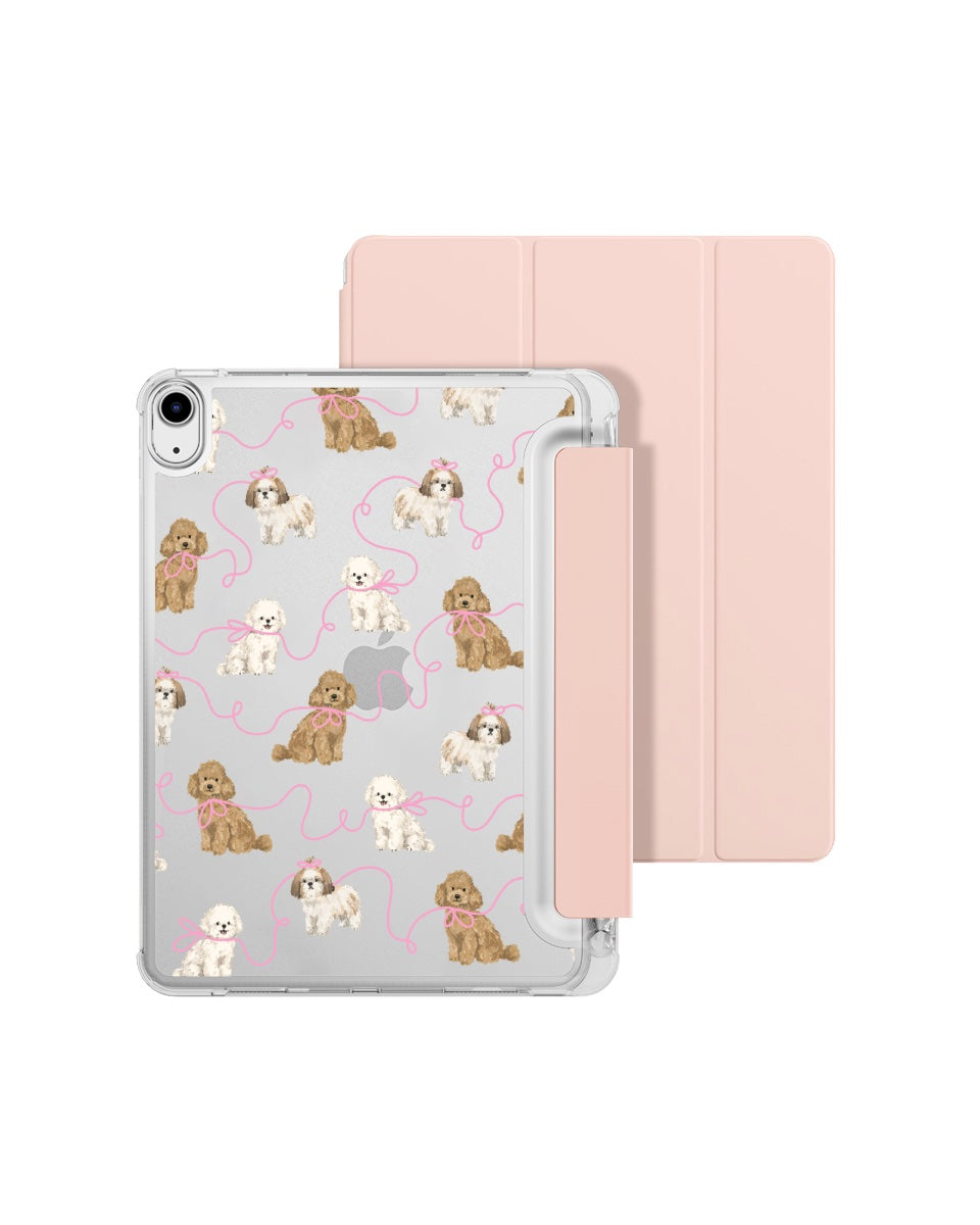 IPAD CASE - PUPPY RIBBON