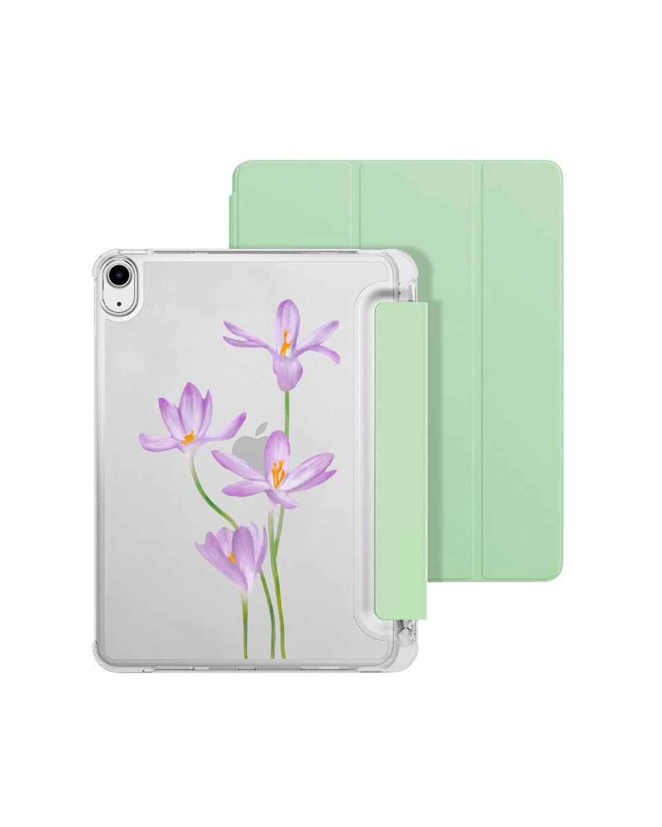 IPAD CASE - PURPLE CROCUS