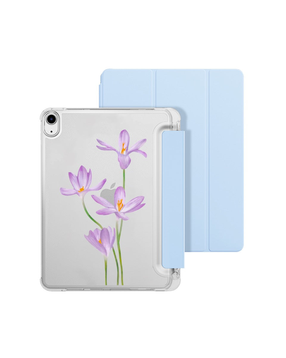 IPAD CASE - PURPLE CROCUS