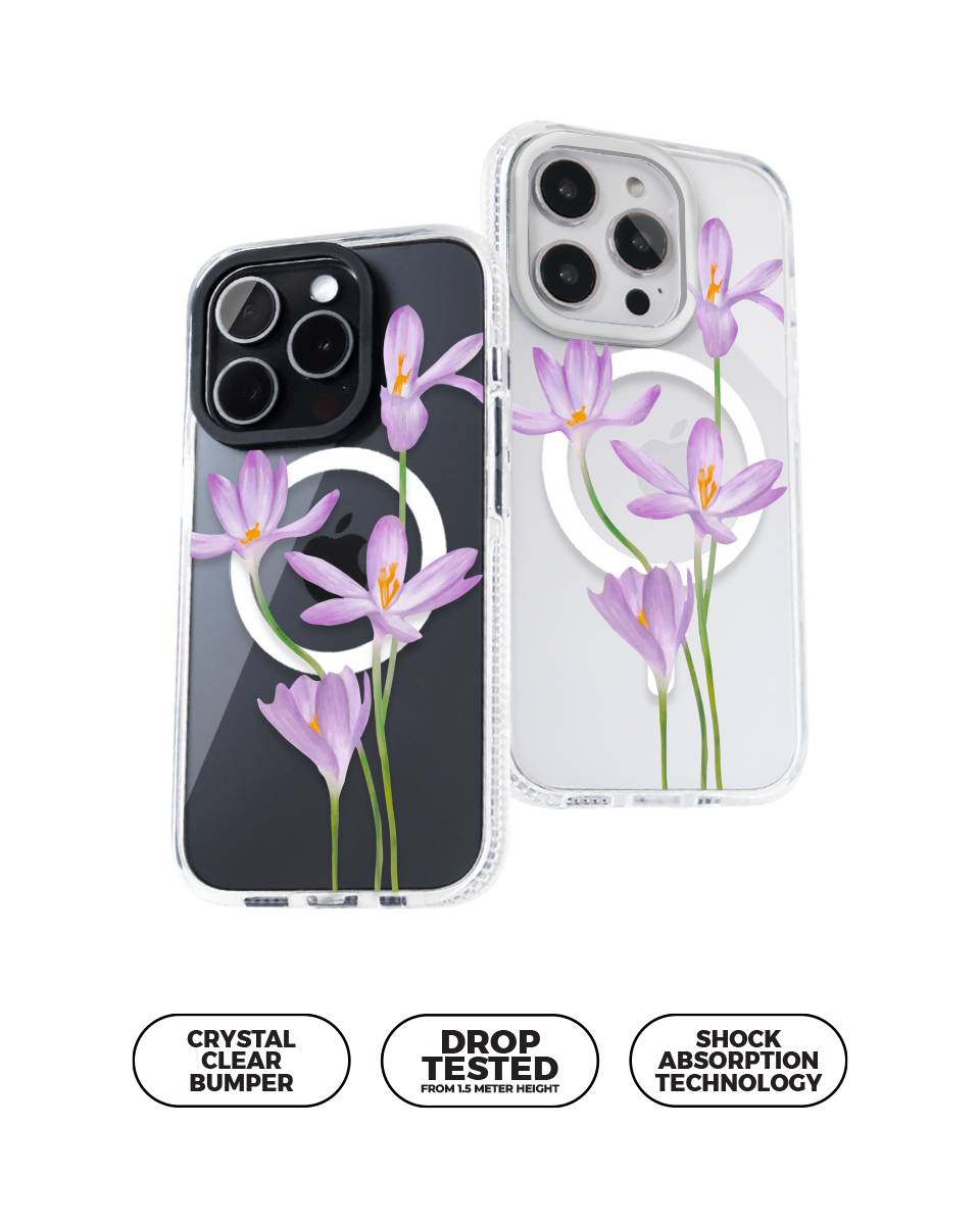 MAGSAFE CLOUD CASE - PURPLE CROCUS