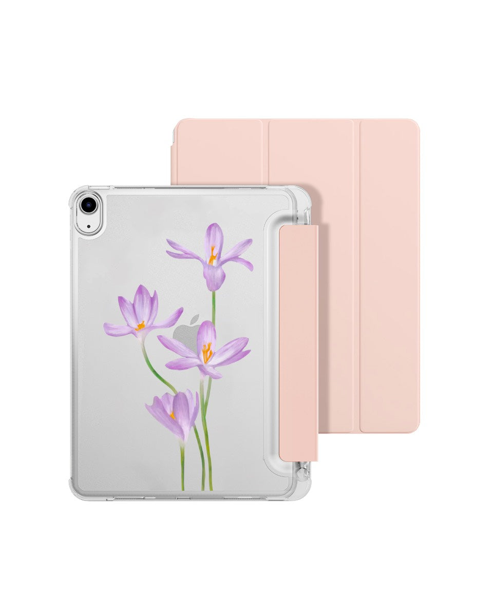 IPAD CASE - PURPLE CROCUS